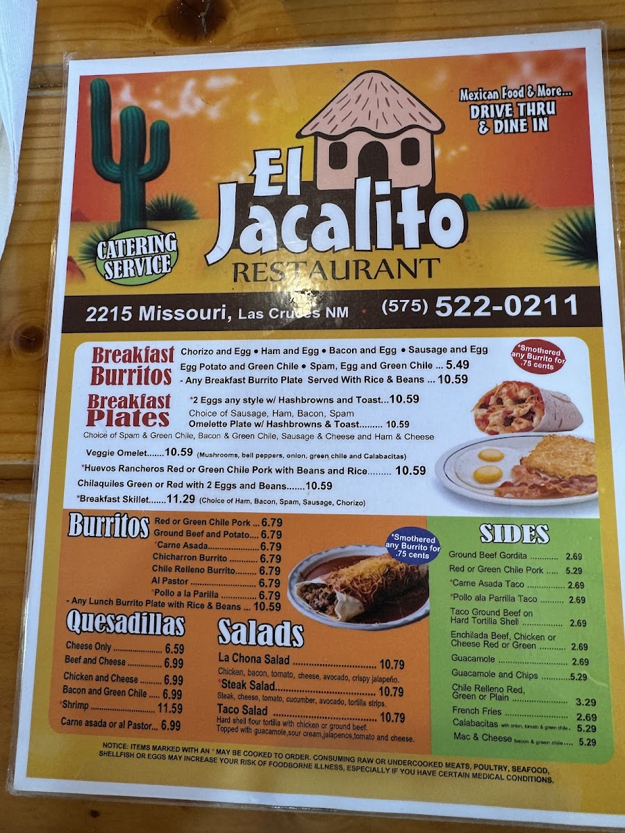 El Jacalito Restaurant Menu - Image 6